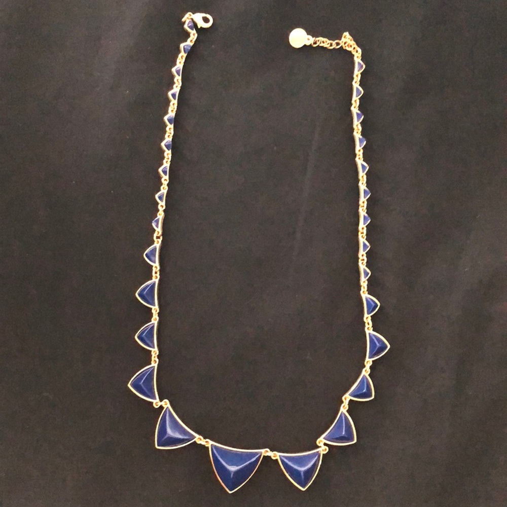 House of Harlow 1960 Pyramid station necklace.
